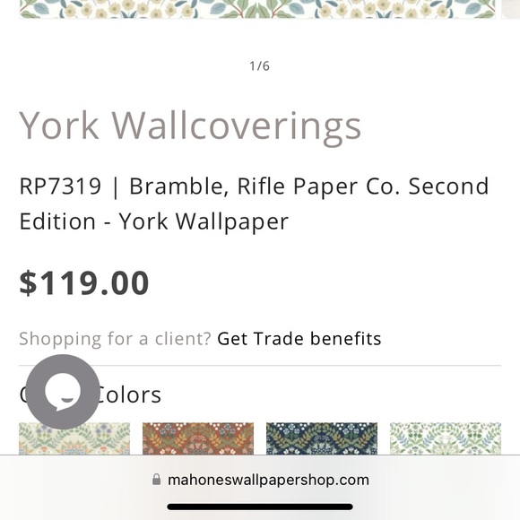 1 roll of wrapped Rifle wallpaper! Beautiful! - Picture 2 of 4